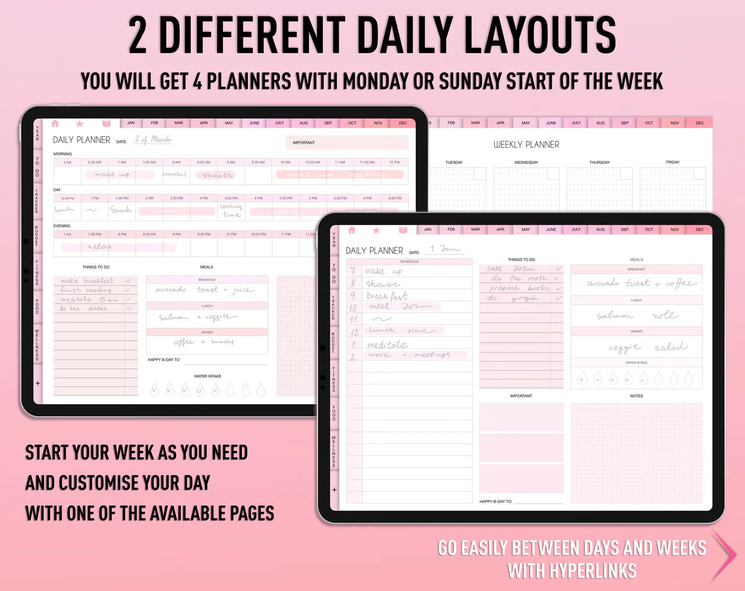 PLR Menstrual Cycle Planner 2026 Horizontal Format