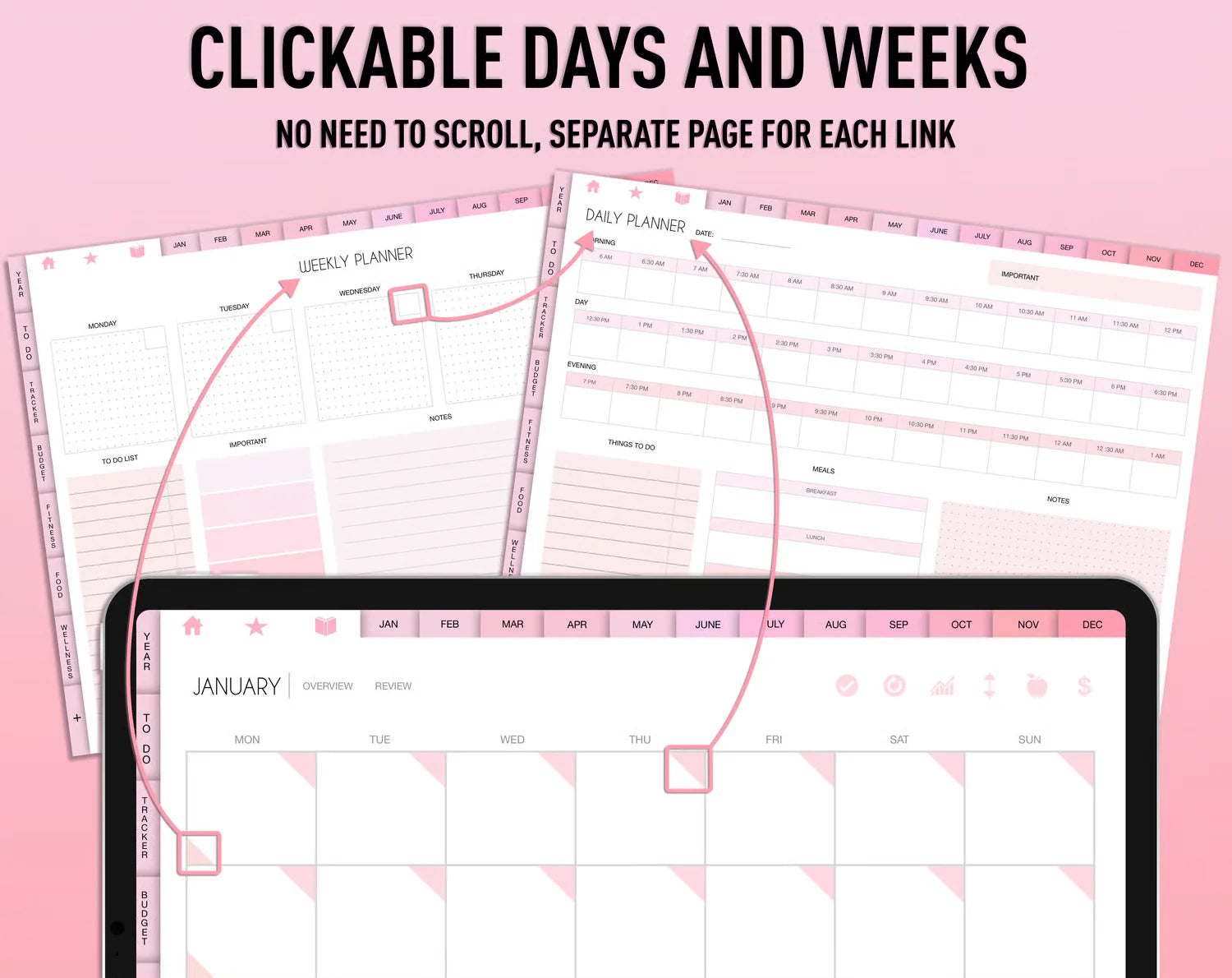 PLR Menstrual Cycle Planner 2026 Horizontal Format