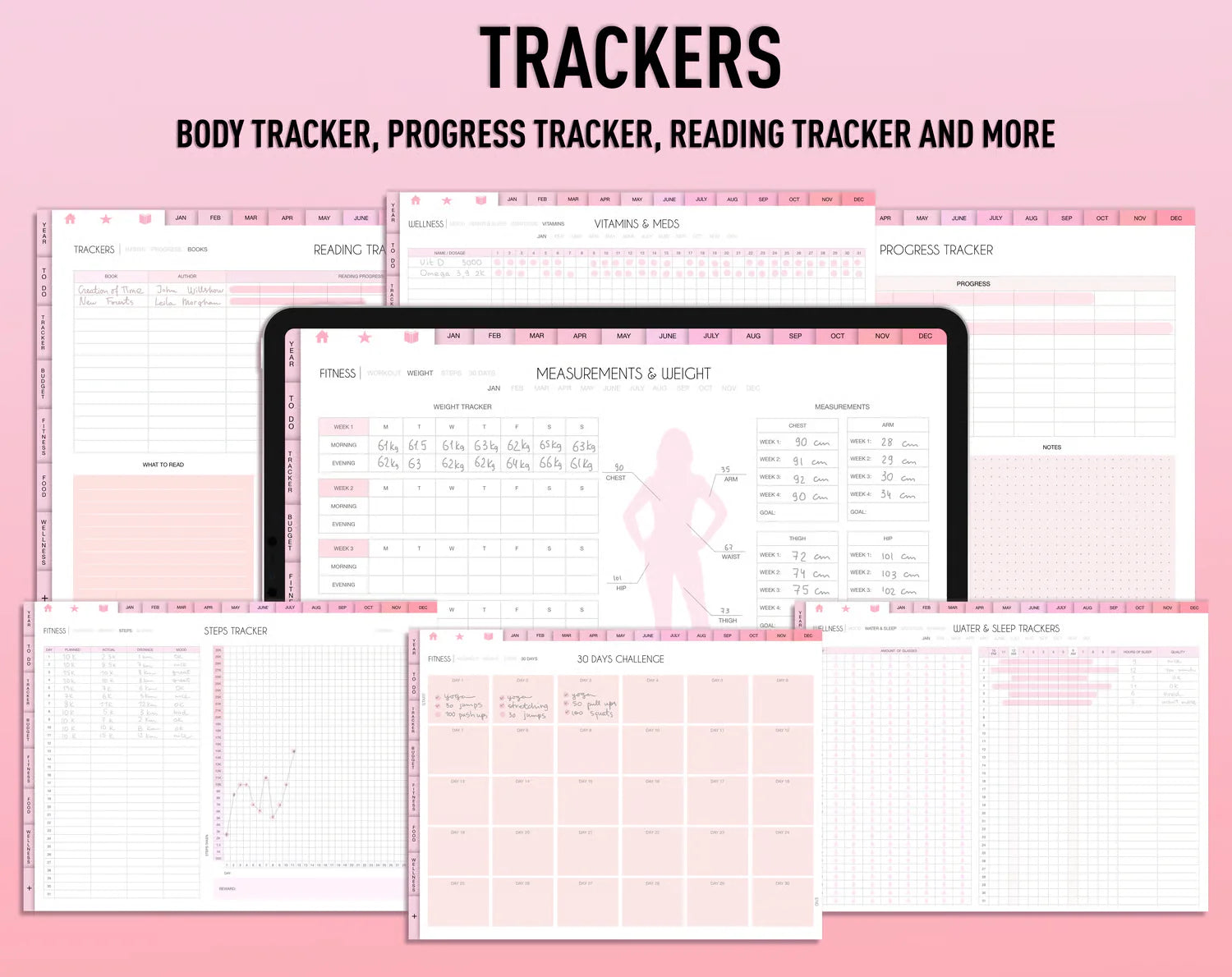 PLR Menstrual Cycle Planner 2026 Horizontal Format