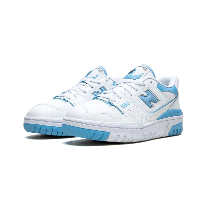 NB 550 UNC White University Blue